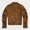 Brown Men’s Ralph Lauren Roughout Suede Jackets