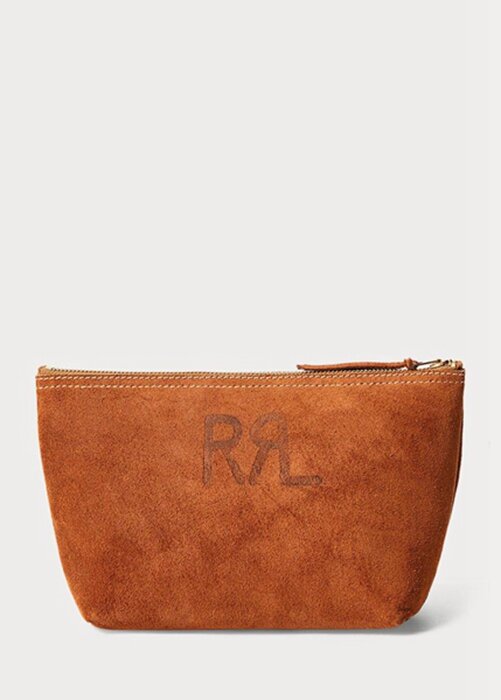 Brown Men’s Ralph Lauren Roughout Suede Tote Bags Brown Men’s Ralph Lauren Roughout Suede Tote Bags