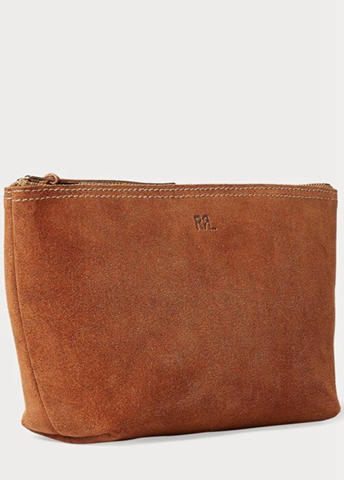 Brown Men’s Ralph Lauren Roughout Suede Tote Bags Brown Men’s Ralph Lauren Roughout Suede Tote Bags