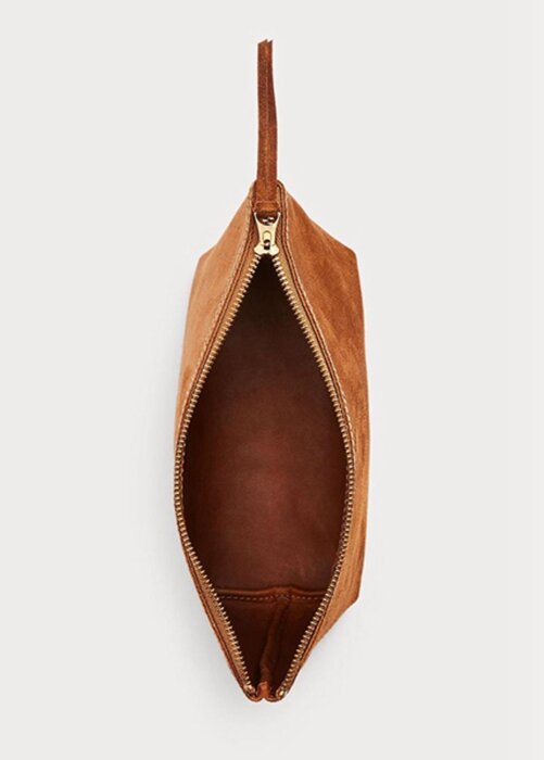 Brown Men’s Ralph Lauren Roughout Suede Tote Bags Brown Men’s Ralph Lauren Roughout Suede Tote Bags