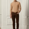 Brown Men’s Ralph Lauren Slim Fit Stretch Velvet  Jeans