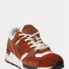 Brown Men’s Ralph Lauren Trackster 200 Suede & Mesh Sneakers Brown Men’s Ralph Lauren Trackster 200 Suede & Mesh Sneakers