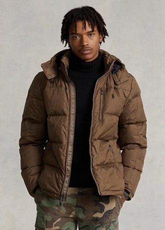 Brown Men’s Ralph Lauren Water-Repellent Down Jackets
