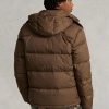Brown Men’s Ralph Lauren Water-Repellent Down Jackets Brown Men’s Ralph Lauren Water-Repellent Down Jackets