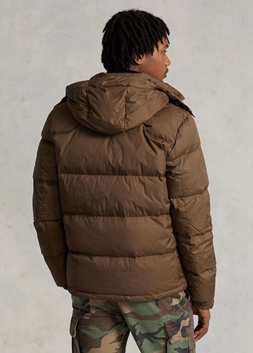 Brown Men’s Ralph Lauren Water-Repellent Down Jackets Brown Men’s Ralph Lauren Water-Repellent Down Jackets