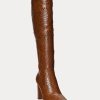 Brown Women’s Ralph Lauren Ashlynn Burnished Leather Boots Brown Women’s Ralph Lauren Ashlynn Burnished Leather Boots