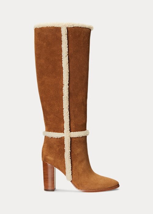 Brown Women’s Ralph Lauren Aubri Suede Boots Brown Women’s Ralph Lauren Aubri Suede Boots