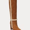 Brown Women’s Ralph Lauren Aubri Suede Boots Brown Women’s Ralph Lauren Aubri Suede Boots