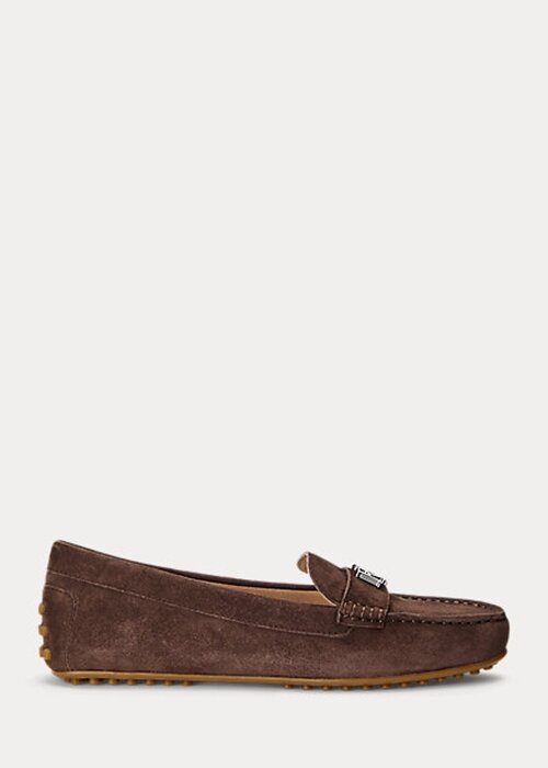 Brown Women’s Ralph Lauren Barnsbury Suede Loafers Brown Women’s Ralph Lauren Barnsbury Suede Loafers