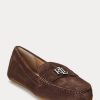 Brown Women’s Ralph Lauren Barnsbury Suede Loafers Brown Women’s Ralph Lauren Barnsbury Suede Loafers