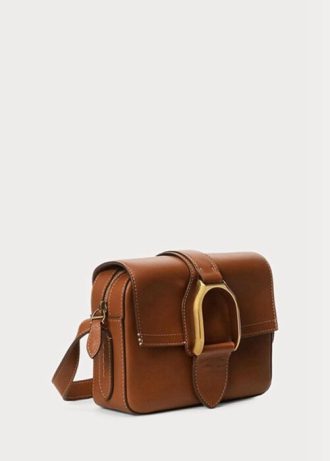 Brown Women’s Ralph Lauren Calfskin Welington   Crossbody Bags