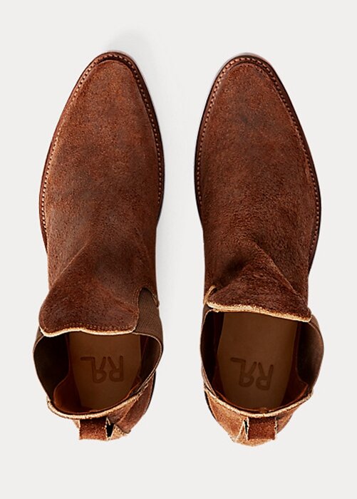 Brown Women’s Ralph Lauren Chelsea Plainview Suede Boots Brown Women’s Ralph Lauren Chelsea Plainview Suede Boots
