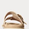 Brown Women’s Ralph Lauren Ezra Calfskin Suede Sandals Brown Women’s Ralph Lauren Ezra Calfskin Suede Sandals
