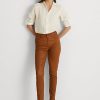 Brown Women’s Ralph Lauren Leather High-Rise Skinny Ankle Pants Brown Women’s Ralph Lauren Leather High-Rise Skinny Ankle Pants
