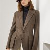 Brown Women’s Ralph Lauren Preston Herringbone Jackets