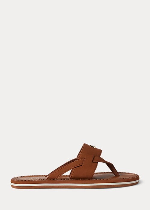 Brown Women’s Ralph Lauren Rosalind Slippers Brown Women’s Ralph Lauren Rosalind Slippers