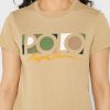 Brown Women’s Ralph Lauren Round Neck Graphic T Shirts