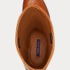 Brown Women’s Ralph Lauren Sallen Calfskin Riding Boots