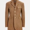 Brown Women’s Ralph Lauren Sequined Herringbone- Jackets