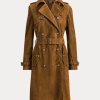 Brown Women’s Ralph Lauren Suede Coats