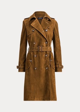 Brown Women’s Ralph Lauren Suede Coats