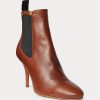 Brown Women’s Ralph Lauren Vachetta Calfskin Kitten-Heel Boots Brown Women’s Ralph Lauren Vachetta Calfskin Kitten-Heel Boots