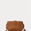Brown Women’s Ralph Lauren Woven Calfskin Welington Crossbody Bags Brown Women’s Ralph Lauren Woven Calfskin Welington Crossbody Bags