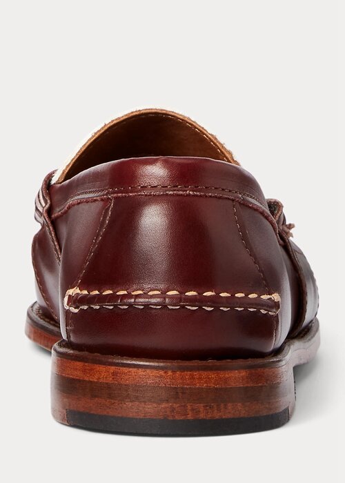 Burgundy Cream Men’s Ralph Lauren The Morehouse Collection Penny Loafers Burgundy Cream Men’s Ralph Lauren The Morehouse Collection Penny Loafers
