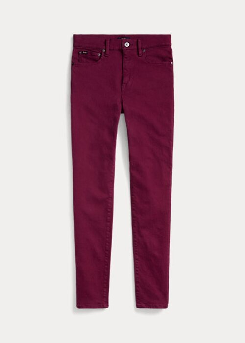 Burgundy Women’s Ralph Lauren Tompkins High-Rise Skinny Jeans Burgundy Women’s Ralph Lauren Tompkins High-Rise Skinny Jeans