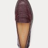 Burgundy Women’s Ralph Lauren Wynnie Embossed Leather Loafers Burgundy Women’s Ralph Lauren Wynnie Embossed Leather Loafers