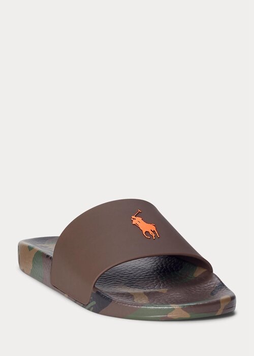 Camo Men’s Ralph Lauren Signature Pony Camo Slippers Camo Men’s Ralph Lauren Signature Pony Camo Slippers
