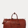Chocolate Men’s Ralph Lauren Heritage Leather Duffle Bags