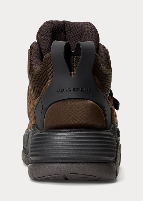 Chocolate Men’s Ralph Lauren PS100 High-Top Suede Sneakers Chocolate Men’s Ralph Lauren PS100 High-Top Suede Sneakers