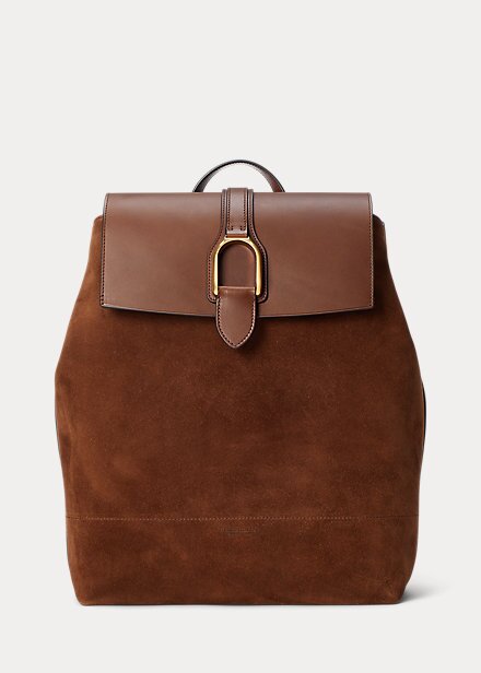 Chocolate Men’s Ralph Lauren Welington Calf-Suede Backpacks Chocolate Men’s Ralph Lauren Welington Calf-Suede Backpacks