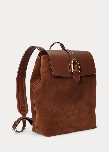 Chocolate Men’s Ralph Lauren Welington Calf-Suede Backpacks Chocolate Men’s Ralph Lauren Welington Calf-Suede Backpacks