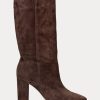 Chocolate Women’s Ralph Lauren Artizan Suede Boots