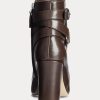 Chocolate Women’s Ralph Lauren Madelyn Burnished Leatherie Boots Chocolate Women’s Ralph Lauren Madelyn Burnished Leatherie Boots