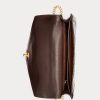 Chocolate Women’s Ralph Lauren Polo ID Croc-Embossed Envelope Chain Handbag Chocolate Women’s Ralph Lauren Polo ID Croc-Embossed Envelope Chain Handbag