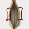 Clay Women’s Ralph Lauren Nylon Small Tote Bags Clay Women’s Ralph Lauren Nylon Small Tote Bags