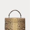 cCopper Women’s Ralph Lauren The Python RL Top Handle Crossbody Bags