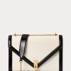 Cream/Black Women’s Ralph Lauren Polo ID Suede Envelope Crossbody Bags Cream/Black Women’s Ralph Lauren Polo ID Suede Envelope Crossbody Bags