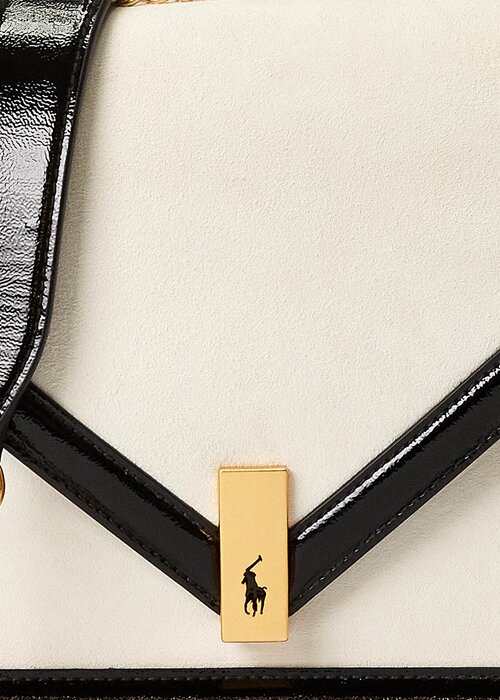 Cream/Black Women’s Ralph Lauren Polo ID Suede Envelope Crossbody Bags Cream/Black Women’s Ralph Lauren Polo ID Suede Envelope Crossbody Bags