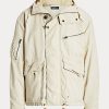 Cream Men’s Ralph Lauren Herringbone Hooded Jackets