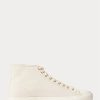 Cream Men’s Ralph Lauren Mayport Canvas Sneakers Cream Men’s Ralph Lauren Mayport Canvas Sneakers