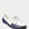 Cream / Navy Men’s Ralph Lauren Merton Two-Tone Leather Casual Shoes Cream / Navy Men’s Ralph Lauren Merton Two-Tone Leather Casual Shoes