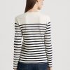 Cream / Navy Women’s Ralph Lauren Floral & Striped Jersey Long-Sleeve T Shirts Cream / Navy Women’s Ralph Lauren Floral & Striped Jersey Long-Sleeve T Shirts