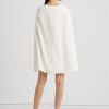 Cream Women’s Ralph Lauren Cape Georgette Cocktail Dress