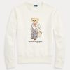 Cream Women’s Ralph Lauren Polo Bear Fleece Crewneck Sweatshirts Cream Women’s Ralph Lauren Polo Bear Fleece Crewneck Sweatshirts