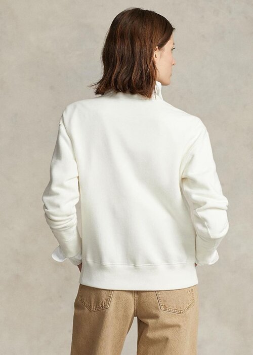 Cream Women’s Ralph Lauren Polo Bear Fleece Crewneck Sweatshirts Cream Women’s Ralph Lauren Polo Bear Fleece Crewneck Sweatshirts