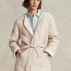Cream Women’s Ralph Lauren Reversible Quilted Ripstop Jackets
